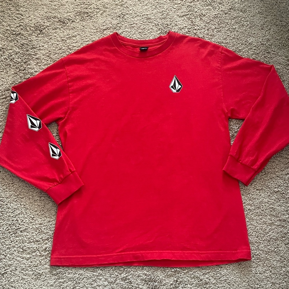 Mens Long Sleeve Tee Red! (Condition: Good)